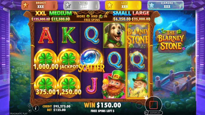 The Blarney Stone - gurudumu la Jackpot Reveal